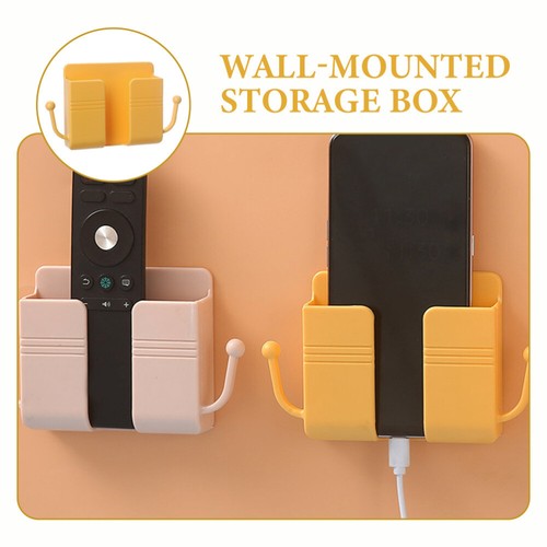 Wall-mounted Storage Box Cell Phone Holder Self Adhesive Cradles - 第 8/12 張圖片