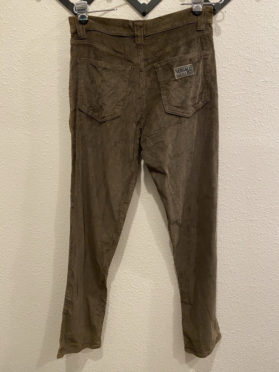 Men's Versace Classic v2 Corduroy Pants Size 33 (measures 31x33