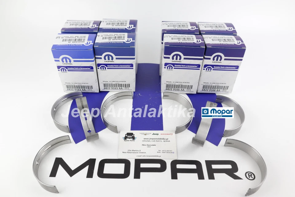 Crankshaft Bearing KIT Upper & Lower Jeep Grand Cherokee WK 11-21 3.0L New Mopar - Image 4 of 4