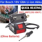 Für Bosch 18V GBA Li-ion Akku T12 Digital Lötstation Lötkolben Entlötstation Neu