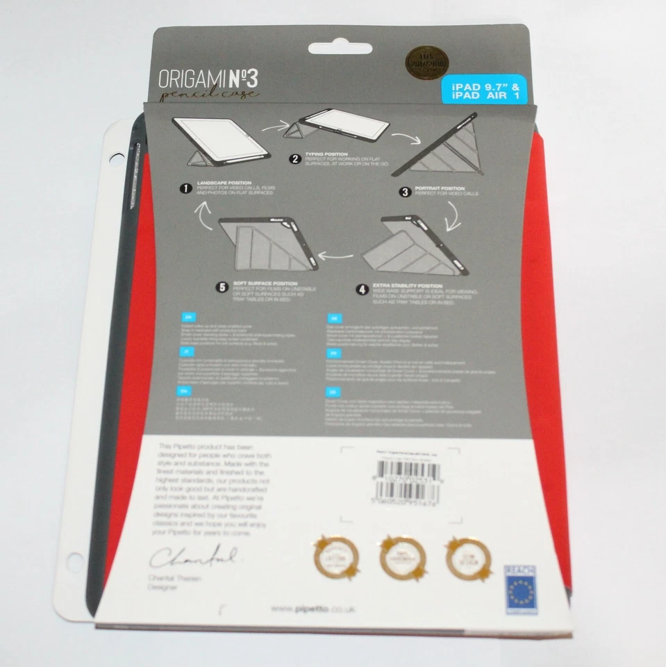 Pipetto Origami 5 in 1 Pencil Case for iPad 9.7"(2017/2018) 6th Gen./ iPad Air 1 - Image 3 of 4