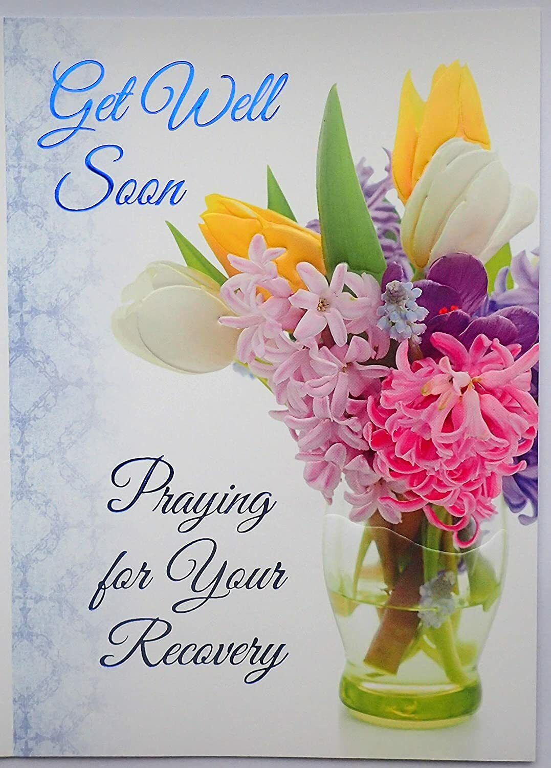 Get Well Soon Praying For Your Recovery Religious Card ~ Catholic ...