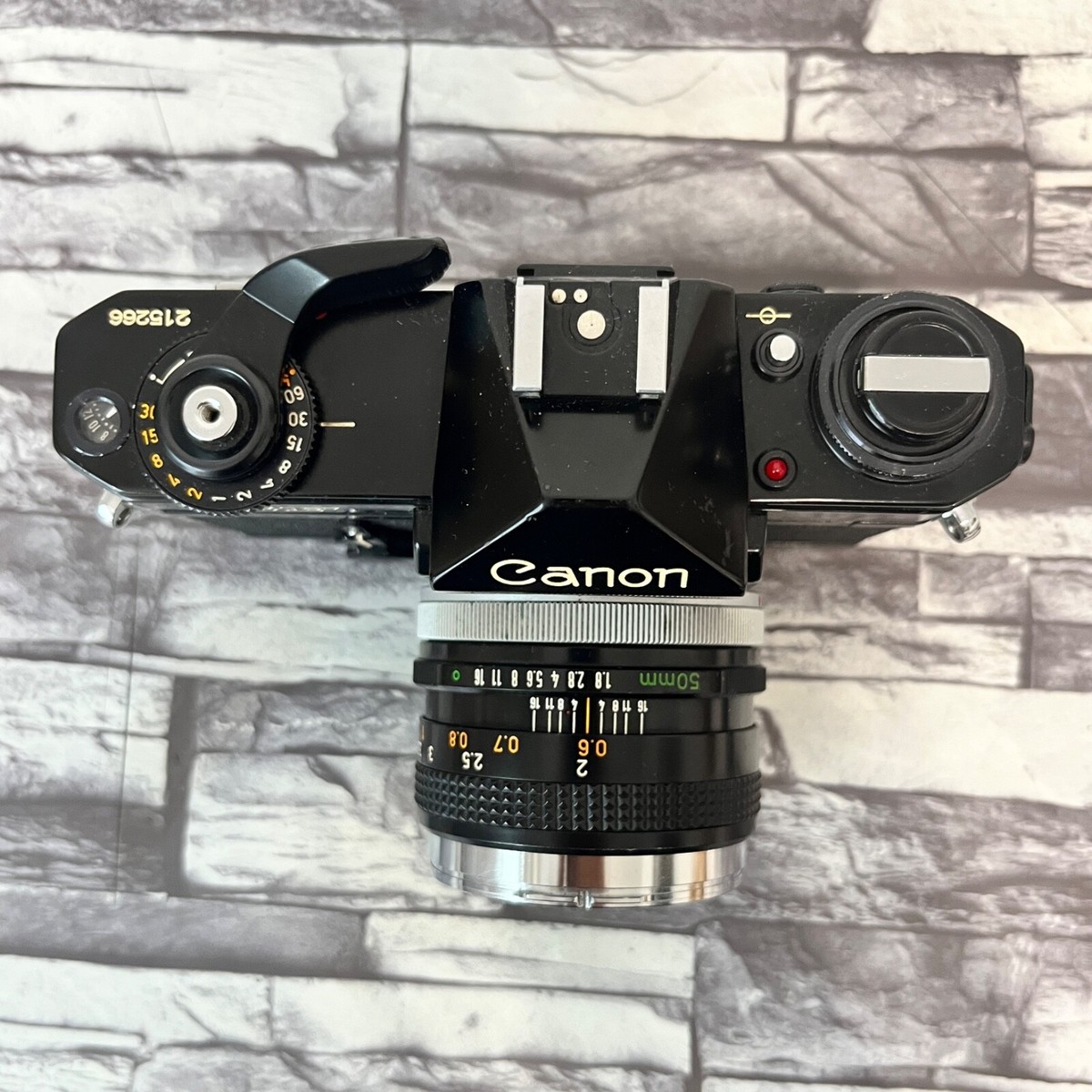 Canon EF SLR 35mm Film Camera w/ Canon Lens FD 50mm F1.8