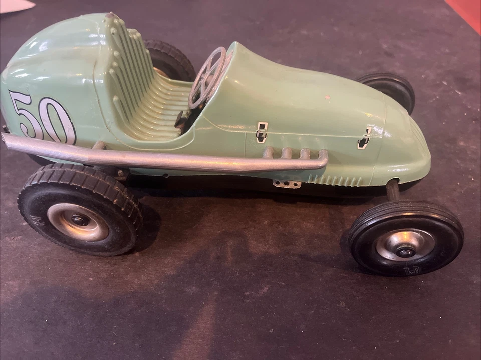 Vintage Ohlsson & Rice Inc Midget Racer Toy Tether Race Car Pusher - Image 3 of 4