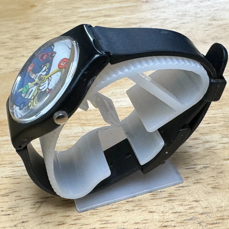 Reloj de Cuarzo M&M Unisex Plástico Negro Caramelos Móviles Japón Movt Batería Nueva Foto 4 de 4