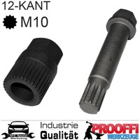 Spezial Stecknuss FüR Lichtmaschine Bosch Uvm. M10 X 33 Zahn Extra Kurz