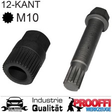 Spezial Stecknuss Für Lichtmaschine Bosch uvm. M10 x 33 Zahn Extra Kurz