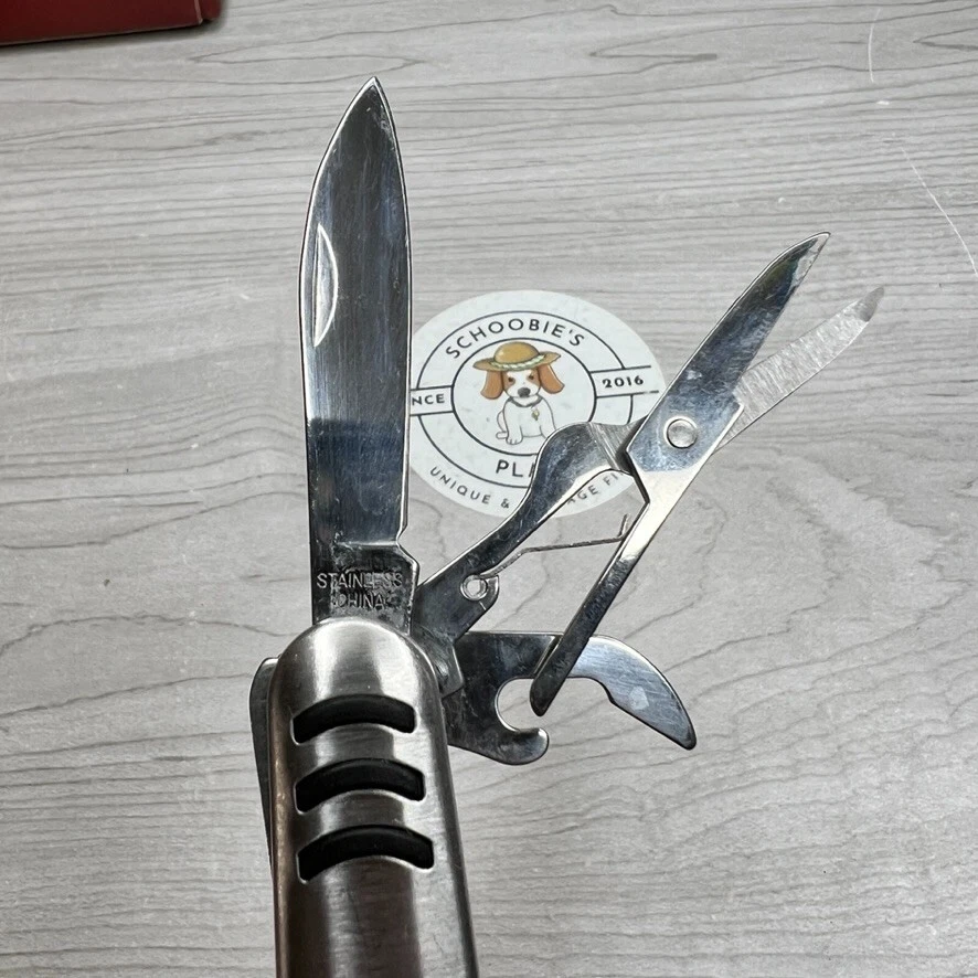 Stainless Multi Tool Pocket Knife Promo Item for Florida Wellness Center