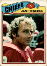 1977 Topps Jan Stenerud #335 Kansas City Chiefs