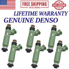 Oem Denso 6 Pieces Fuel Injectors For 1993-2003 Toyota Land Cruiser 4.5l I6 Oem Denso 6 Pieces Fuel Injectors For 1993-2003 Toyota Land Cruiser 4.5l I6