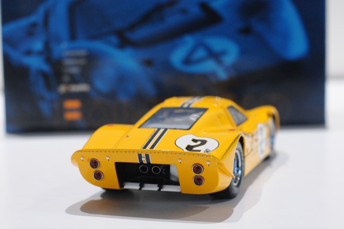 EXOTO RACING LEGENDS 1967 FORD GT40 MK IV #2 YELLOW SCALE 1:18 | eBay