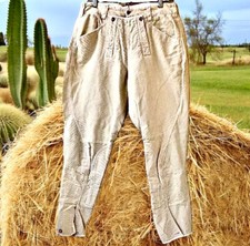 The Tailored Sportsman Vintage Equestrian Riding Corduroy Breeches Waist  30"