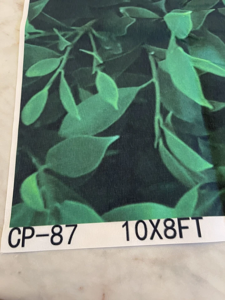 🆕LYWYGG 10x8FT Hojas Verdes🌿Fotografía Telón de Fondo Microfibra Naturaleza🌿 Foto 4 de 4