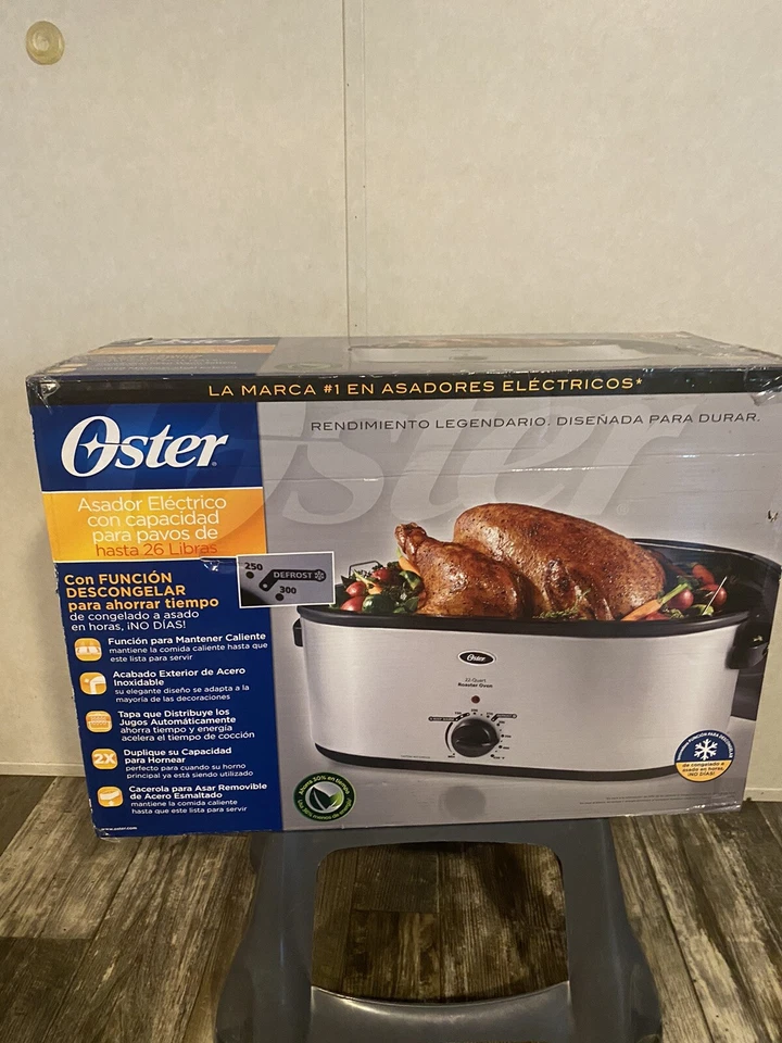 Horno tostador Oster 22 cuartos hasta 26 lb pavo inoxidable CKSTRS23 sin usar con caja Foto 3 de 4