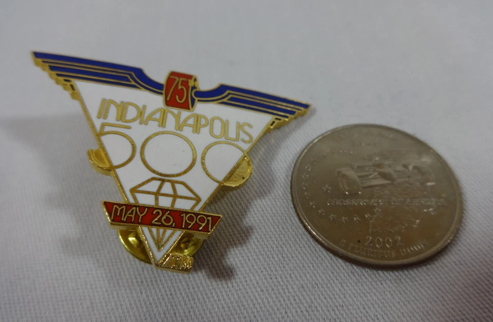 1991 Indianapolis 500 Event Collector Lapel Pin Indy500 IndyCar - Image 2 of 4