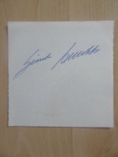 Günter Sawitzki Autogramm signed 10x10 cm Zettel 