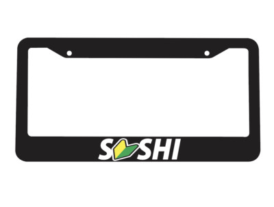 License Plate Frame "STATIC" JDM - Stance, Bagged, Lowered Car Theme (Funny Novelty) Skull Car & Truck License License Plate Frames - Foto 11