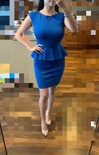 Alice And Olivia Roy Blue Dress