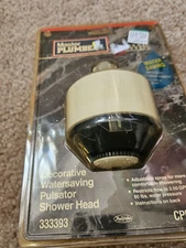 Master Plumber Decorative  Watersaving Pulsator  Shower Head 333393 CPB 838 (A12