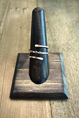 Baby Coil Pyrite Accent Ring