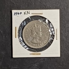 1960 KN One Dollar Coin Hong Kong World Coin Security Edge