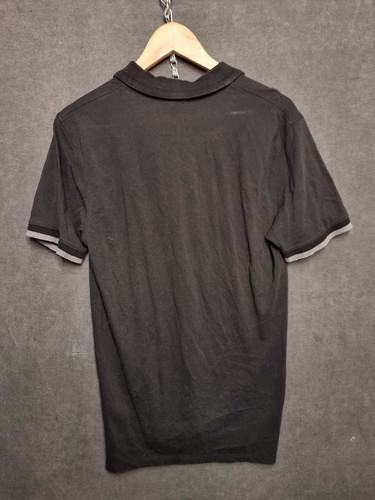 hugo boss polo shirt mens size large black cotton collared cotton - Picture 7 of 11