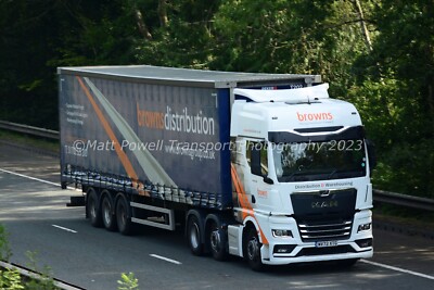 Truck Photo 12x8 - MAN TGX 26.470 - Browns Distribution - MV72 XTG