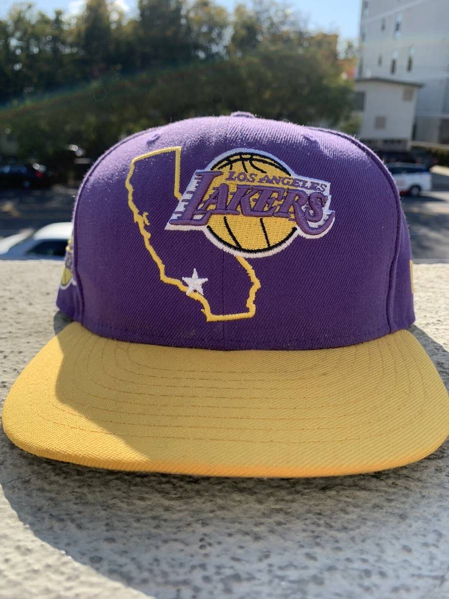 LA LAKERS LOS ANGELES NBA NEW ERA Adidas HATS FITTED 7 1/2 5