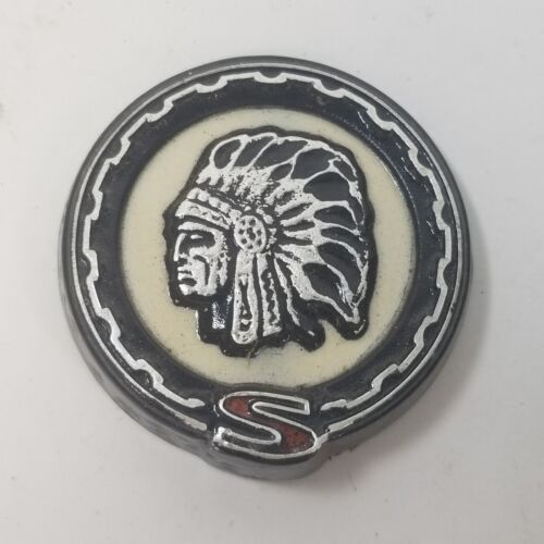 Jeep Cherokee Wagoneer Chief Indian Head S Emblem 1970-1981 Rare - 第 1/5 張圖片