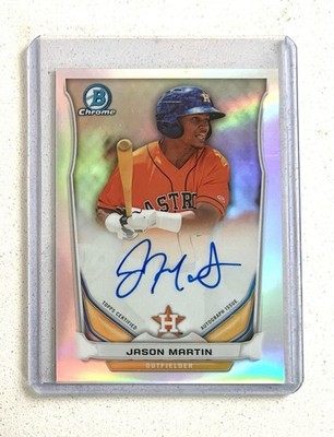 2014 Bowman Chrome - Prospect Autographs Jason Martin #BCAP-JMA Refractor...