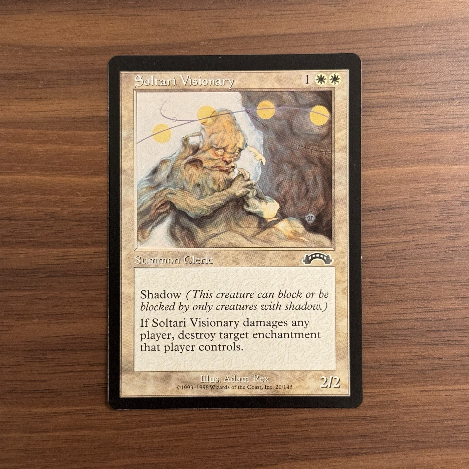 Soltari Visionary NM Exodus 1998 Magic the Gahering Card