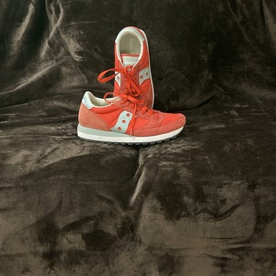 Saucony Jazz Original Women's Size 8 Red Sneakers Suede Casual Athletic Shoes 