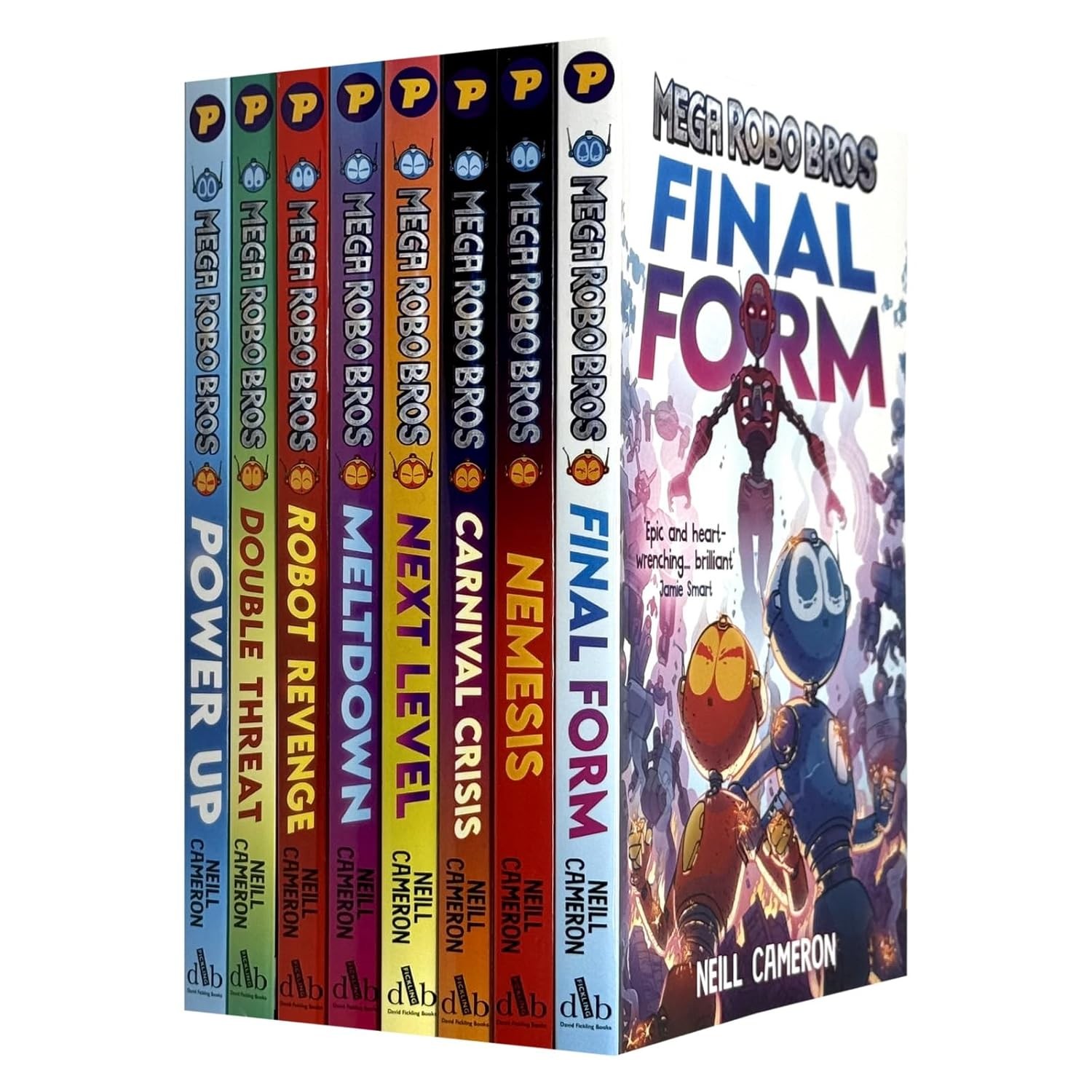 Mega Robo Bros Series Volume 1-8 Books Collection Set By Neill Cameron, PB NEW