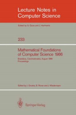 Gruska - Mathematical Foundations of Computer Science 1986   12th Symp - X555z