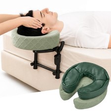 Adjustable Massage Headrest for Bed, Portable Face Cradle Pillow for Comfort