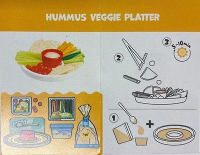 NEW MGA Miniverse Make It Mini Food HUMMUS VEGGIE PLATTER HARD TO FIND