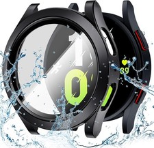 Waterproof Bumper Case with Tempered Glass for Samsung Galaxy Watch 5 4 44mm