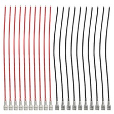 30 PCS 6.3mm Quick Splice Female Spade Terminal Wire Crimp Kit AWG 2214