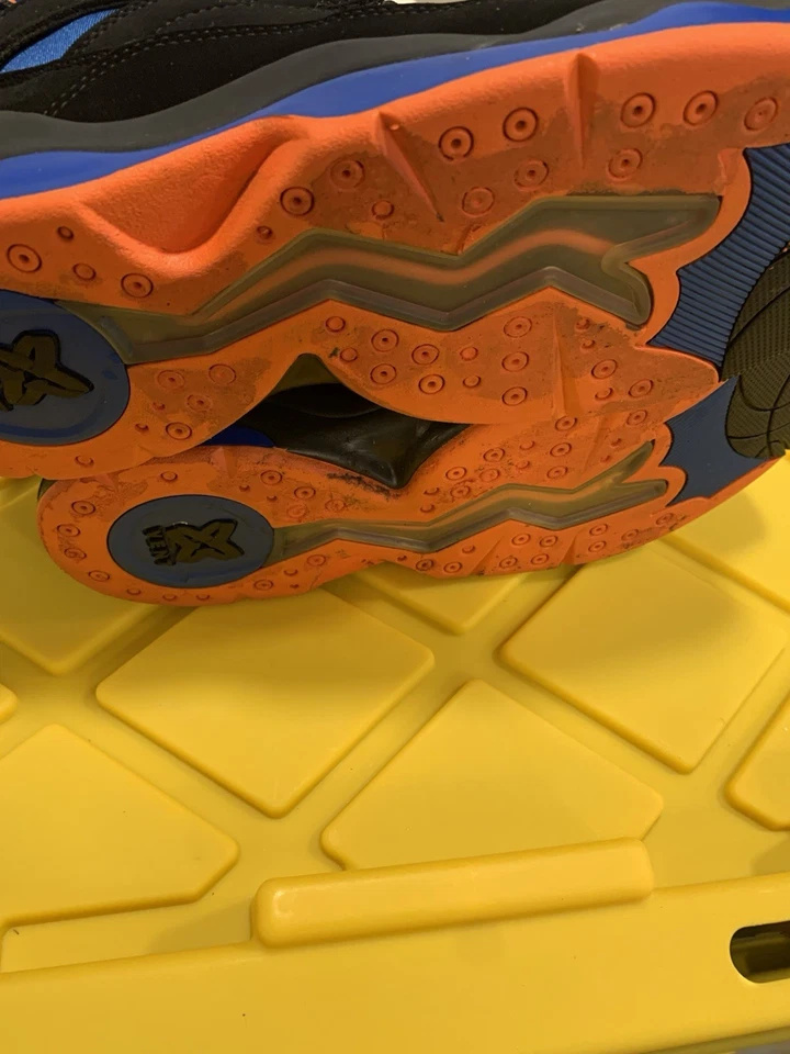 Ewing 33 Hi “Knicks” Men’s Size 10 – Black Blue Orange Retro Basketball  - Image 4 of 4