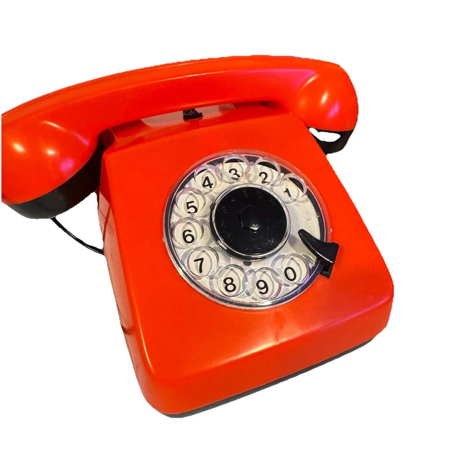 复古 Buddy L Telocom 对讲机 2 电话玩具红色用于零件或维修 — 第 3/4 张图片