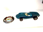 Vintage Hot Wheels Redline Turbofire 1969 US Cast Spectraflame Aqua W/ Button