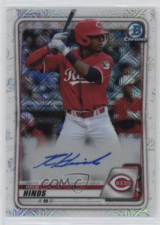 2020 Bowman Mega Box Chrome Mojo Auto Rece Hinds #BMA-RH Auto 3g7