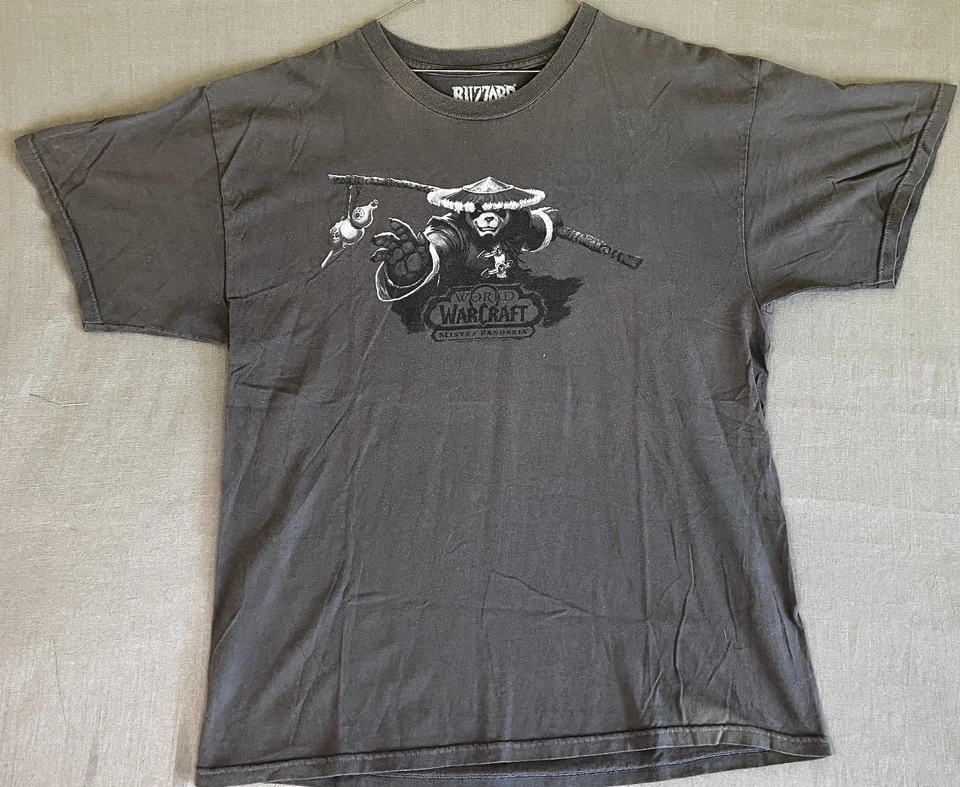 Camiseta World of Warcraft Mists of Pandaria Para Hombre De Colección XL Camiseta Blizzard Foto 2 de 3
