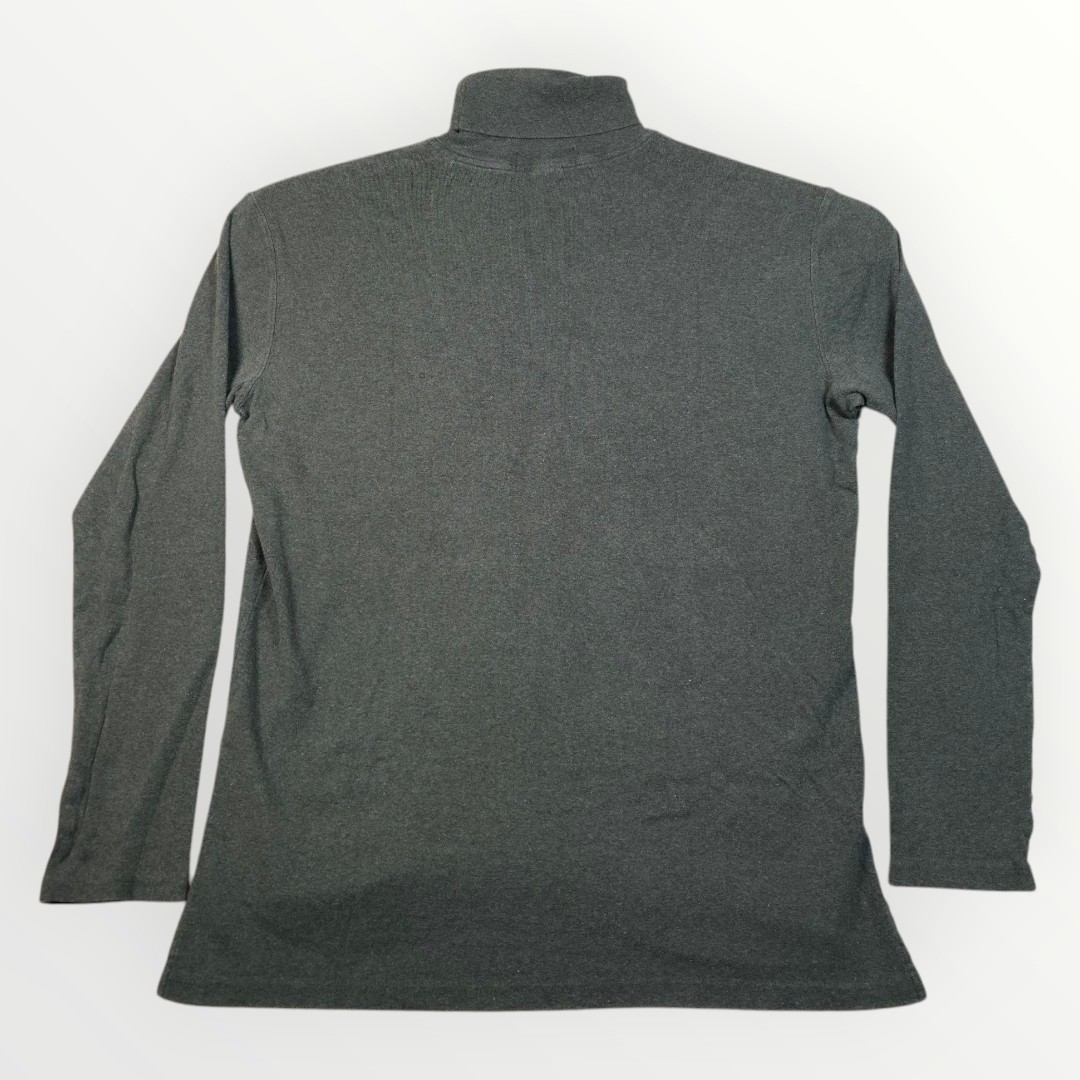 Polo vintage by Ralph Lauren uomo grande camicia girocollo grigio logo Normcore pony