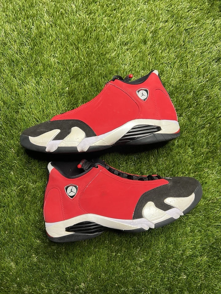 Nike Air Jordan 14 Retro Gimnasio Rojo Toro 487471-006 Talla 11 Foto 3 de 4