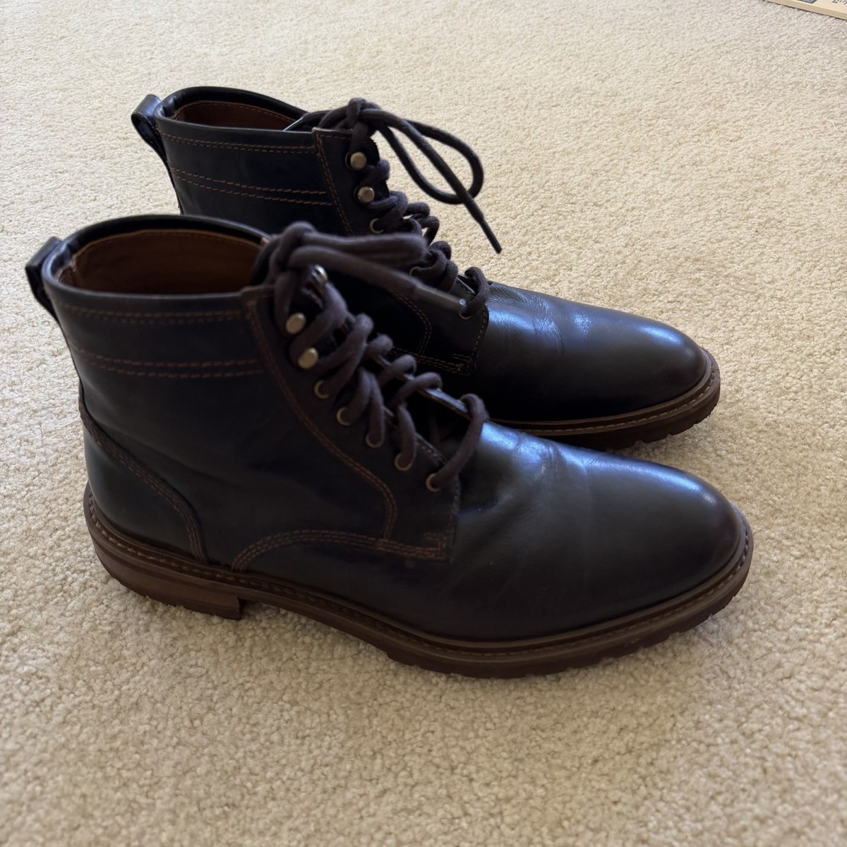 Johnston and Murphy Men’s Barrett Plain Toe Dress Casual Lace Up Boots Size 8.5 Amazon.com | Johnston & Murphy Men main image 2