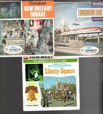 View-Master OOP LOT Disneyland New Orleans Square Pirates Tomorrowland A 180 179