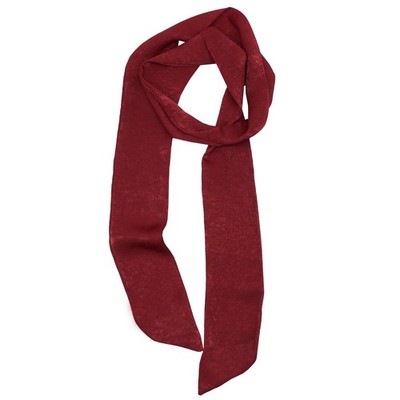 Long Satin Ribbon Bow Tie for Women, Self Tie Girls Bowtie for Daily School P...
