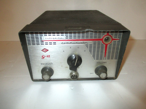 VINTAGE GONSET COMMUNICATOR MDL G-12 TUBE RADIO TRANSCEIVER NO WORK PARTS/REPAIR