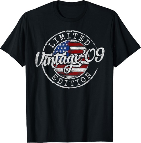 Vintage 2009 16th Birthday Gifts For Boy Girl 16 Year Old T-Shirt Hoodie